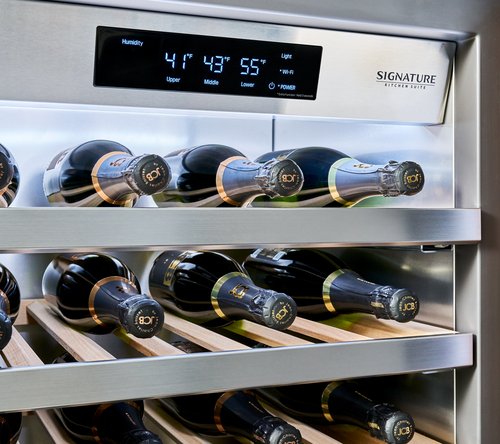 24-inch Wine Refrigerator Temp Zones