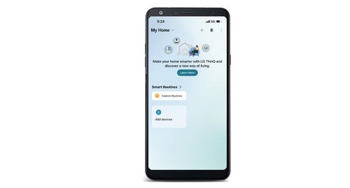 LG ThinQ Homepage Screencap