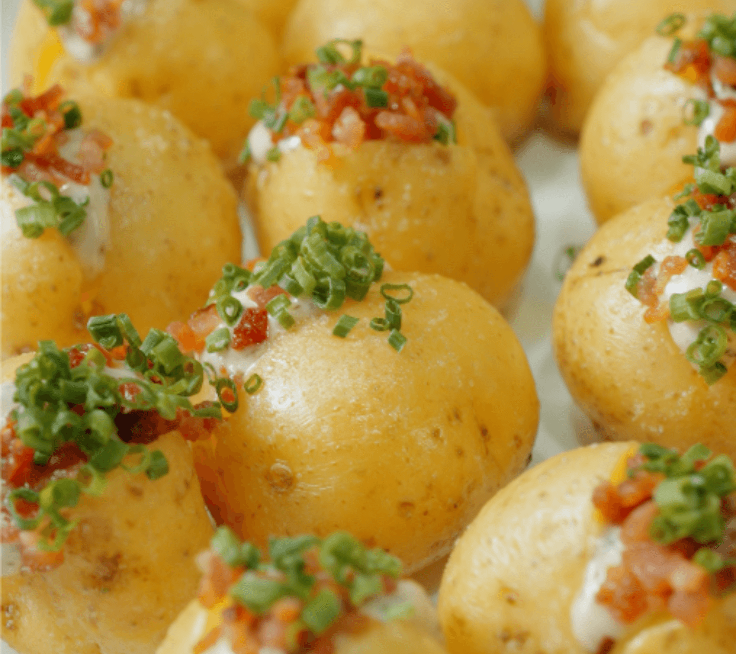 Mini Truffle Baked Potatoes