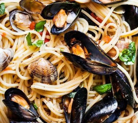 Calabrese Clam and Mussel Pasta