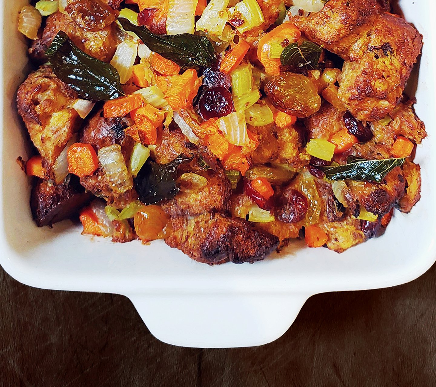 Holiday Stuffing with Dried Fruit and Sage